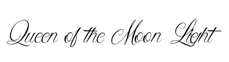 Queen of the Moon Light Font