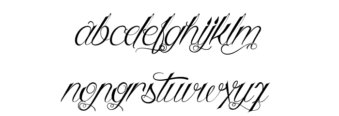 Queen of the Moon Font LOWERCASE