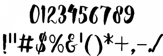 Queen Font OTHER CHARS