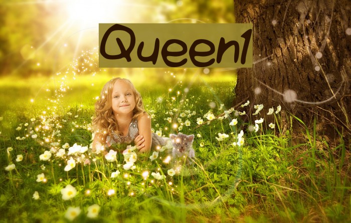 Queen1 Font examples
