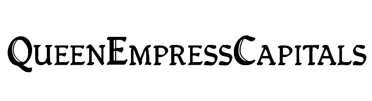 QueenEmpressCapitals  フリーフォントのダウンロード