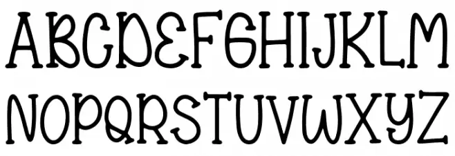 QueenSipurDemo-Regular 字体 大写