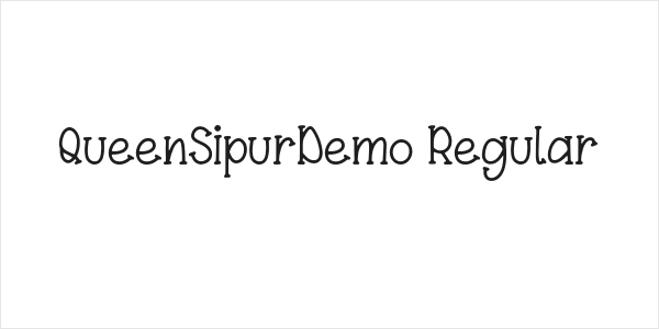 QueenSipurDemo-Regular Logo