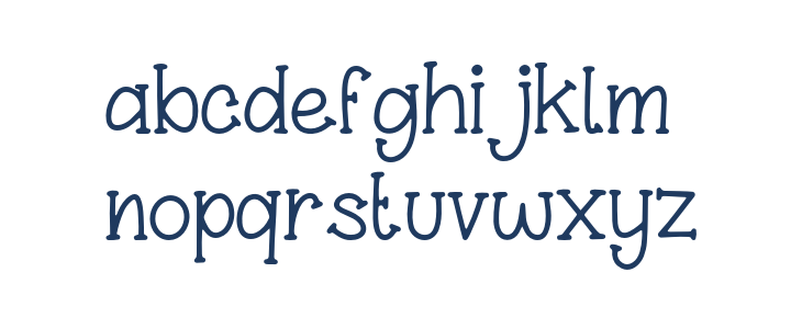 QueenSipurDemo-Regular Lowercase