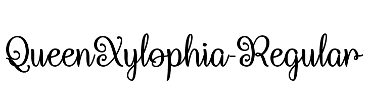 QueenXylophia-Regular Fuentes