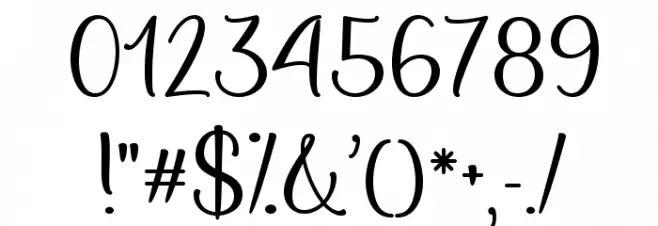 QueenXylophia-Regular Font OTHER CHARS