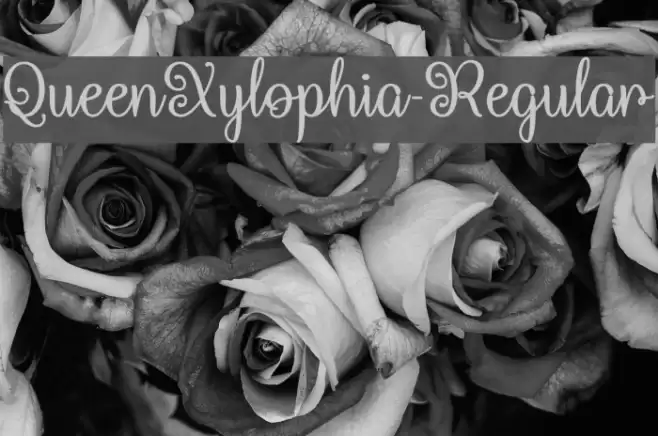 QueenXylophia-Regular Font examples