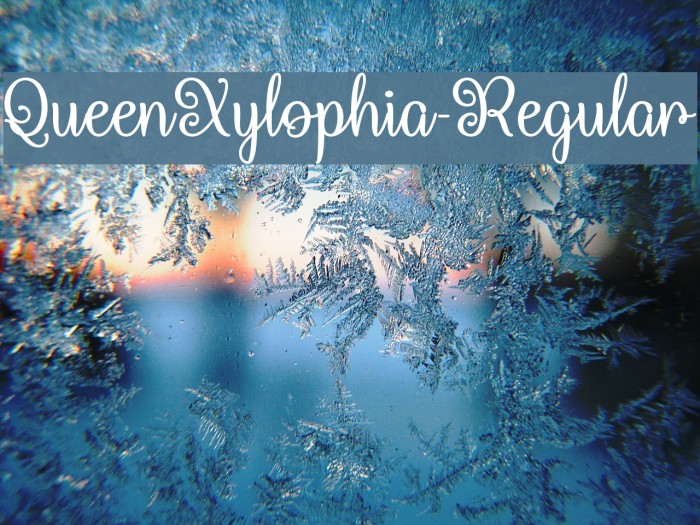 QueenXylophia-Regular Fuentes examples