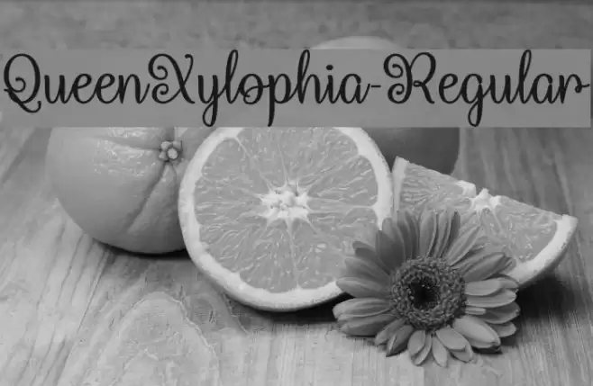 QueenXylophia-Regular Font examples