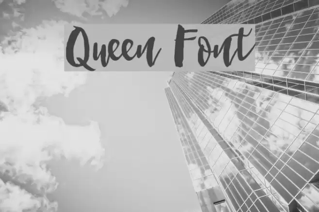 Queen Font examples
