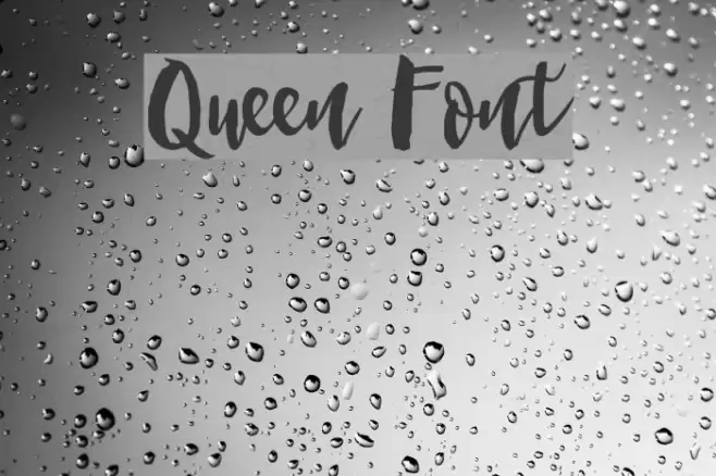 Queen Font examples