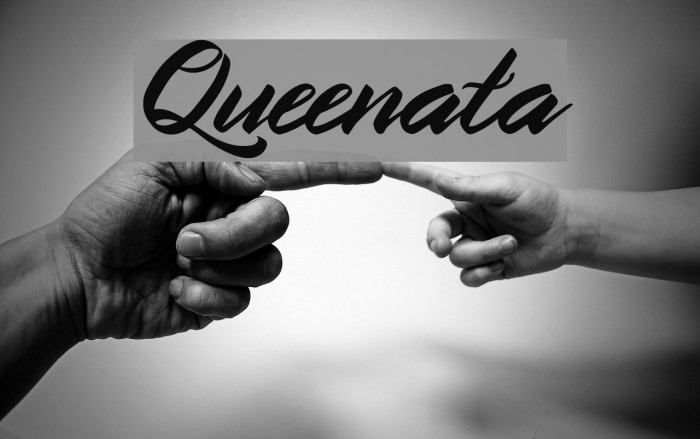 Queenata Font examples