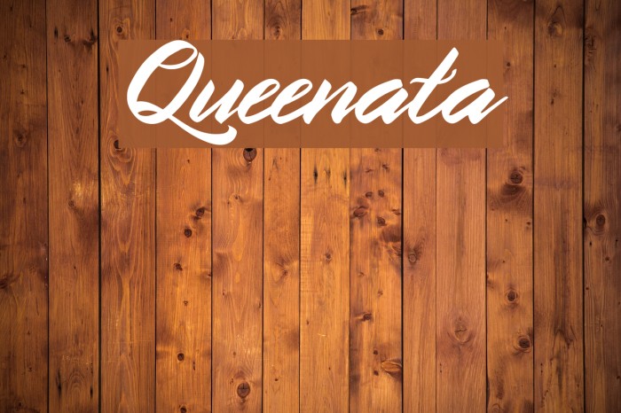 Queenata Font examples