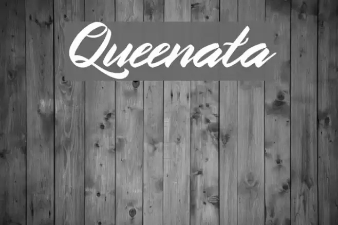 Queenata Font examples