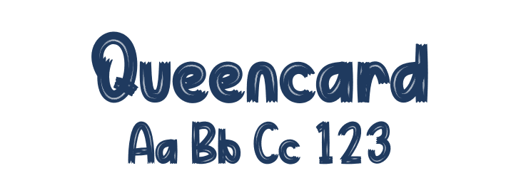 Queencard Font Preview
