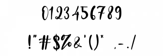 Queency Font OTHER CHARS