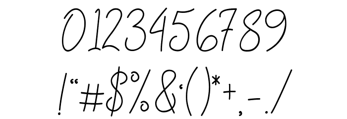 Queenesia Font OTHER CHARS