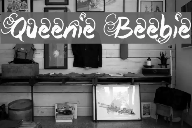 Queenie Beebie Font examples