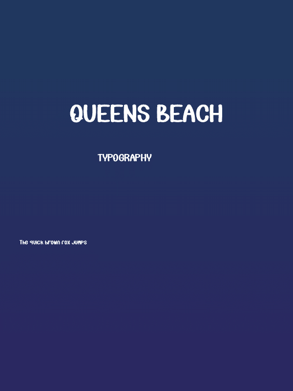 Queens Beach Poster