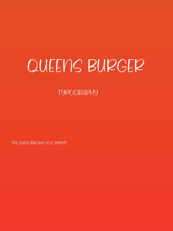 Queens Burger Poster