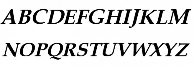Queens Park Bold Italic 字体 大写