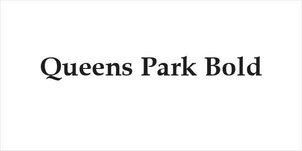 Queens Park Bold Logo