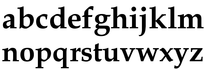 Queens Park Bold Font LOWERCASE