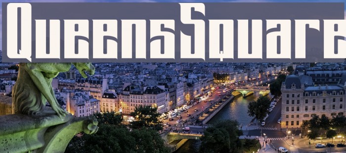 QueensSquare Font examples