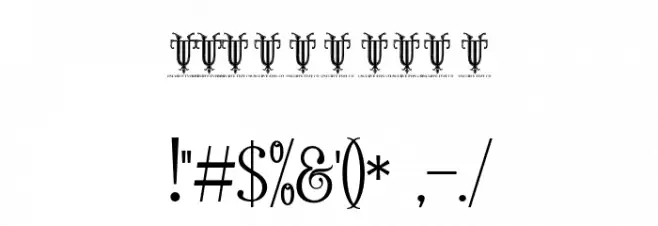 Queensby Font OTHER CHARS