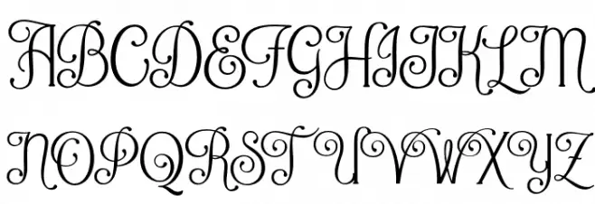 Queensby Schriftart Groß