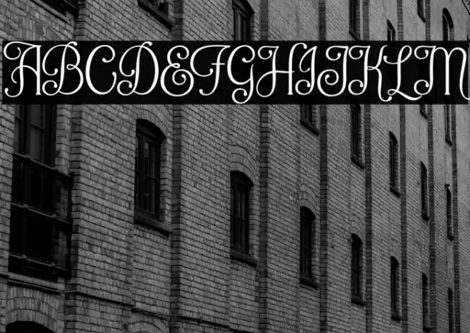 Queensby Font examples