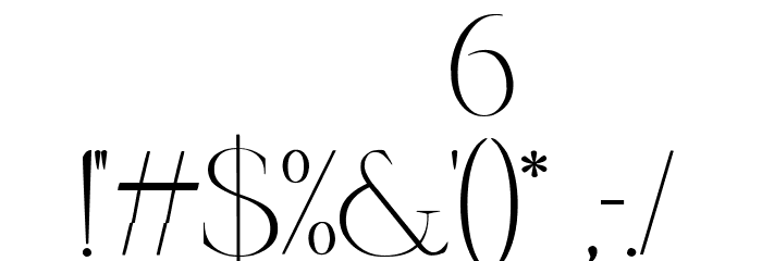 Queensila Font OTHER CHARS
