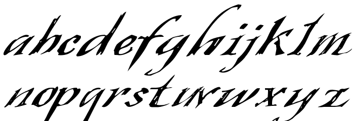 Queensland Font LOWERCASE