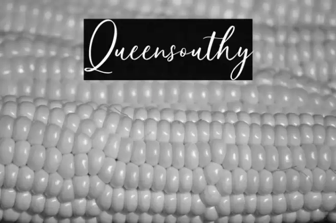 Queensouthy Font examples