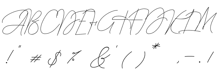 Queenstown Signature Font OTHER CHARS