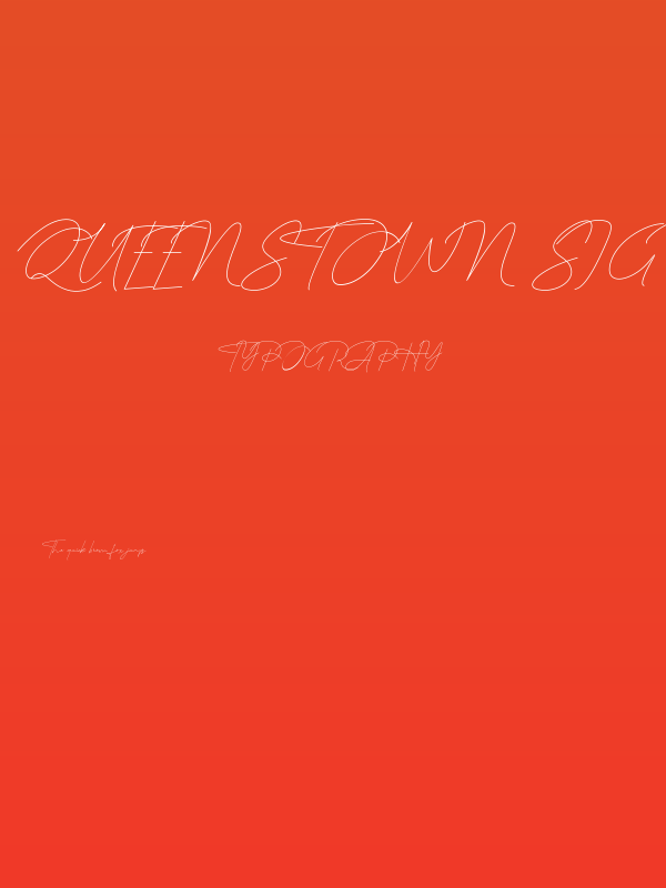 Queenstown Signature Poster