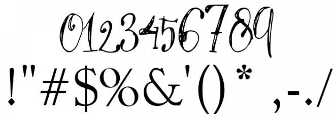 Queeny Font OTHER CHARS