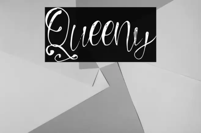 Queeny Font examples