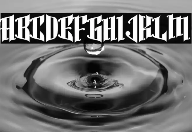 Queenzy Font examples