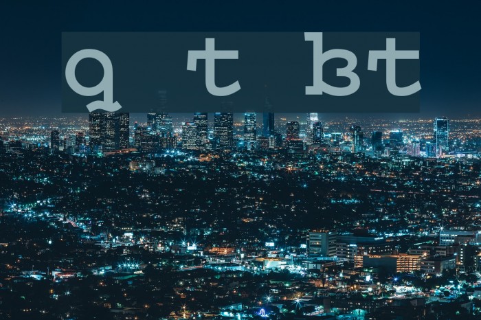 Queer Theory BoldTrial Schriftart examples