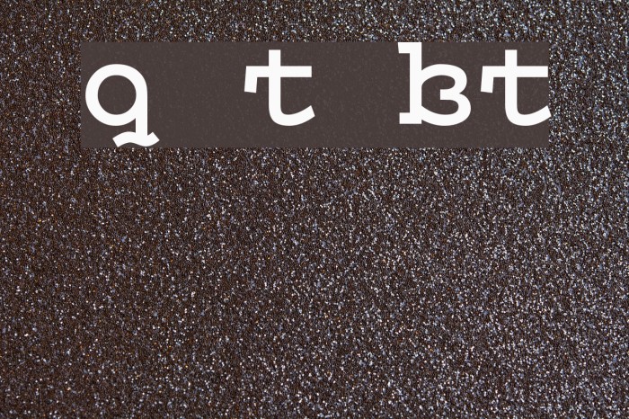 Queer Theory BoldTrial Schriftart examples