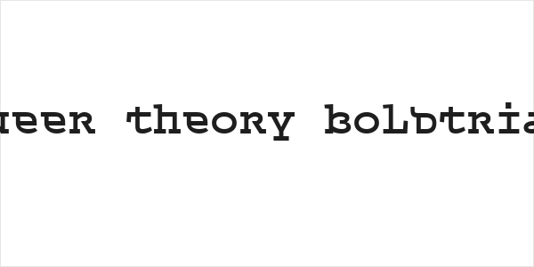 Queer Theory BoldTrial Logo