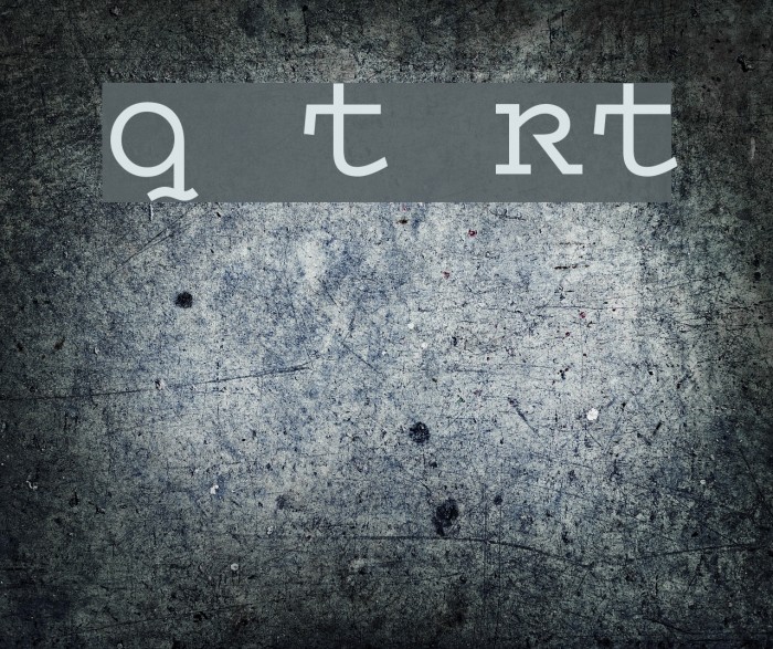 Queer Theory RegularTrial Font examples