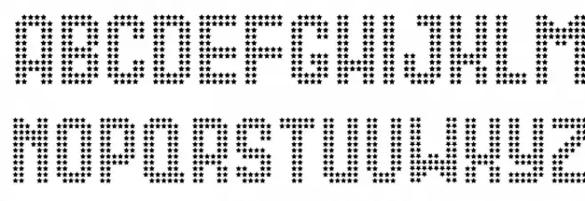 Queer Schriftart Groß