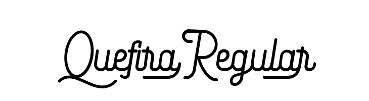 Quefira Regular  Frei Schriftart Herunterladen