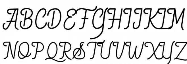 Quefira Regular フォント 大文字