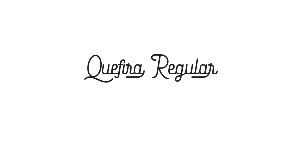 Quefira Regular Logo