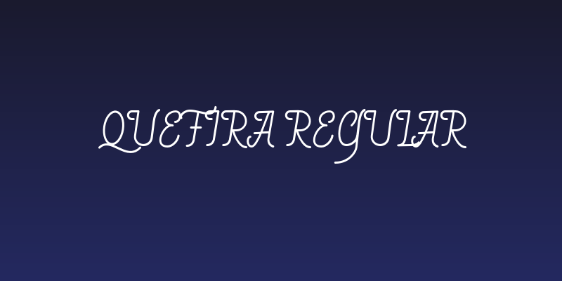 Quefira Regular Social Header
