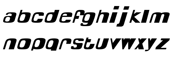 Quel Font LOWERCASE