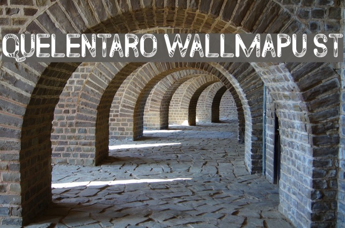 Quelentaro Wallmapu St Font examples